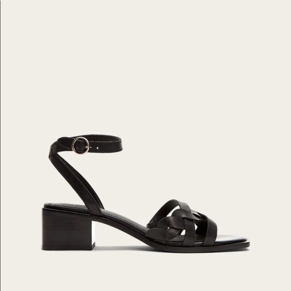 Like New Frye Lucia Strappy Braid Sandal